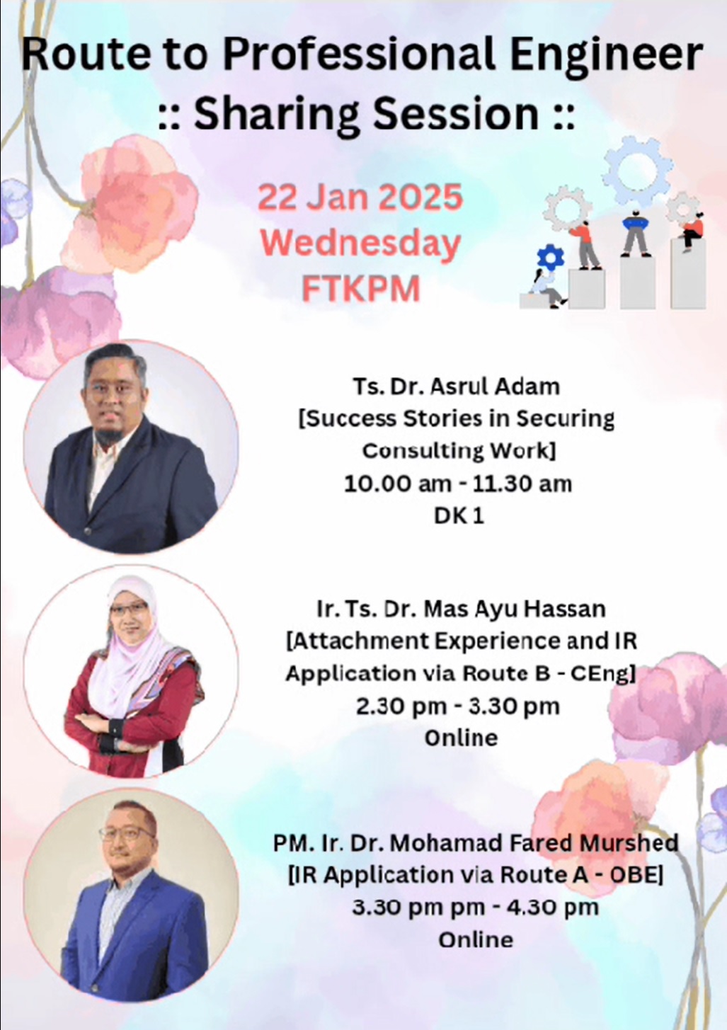 Sharing Session : Route to Professional Engineer at FTKPM